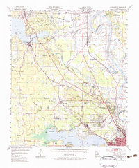 Mooringsport 1955 topographic map thumbnail