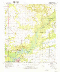 Moss Bluff 1957 topographic map preview