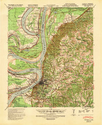 Natchez topographic map thumbnail