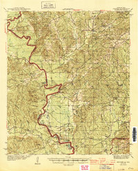 Negreet 1944 topographic map thumbnail