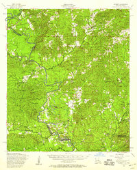 Negreet 1954 topographic map thumbnail