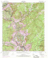 Negreet 1954 topographic map thumbnail