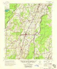 Oak Grove 1958 topographic map thumbnail