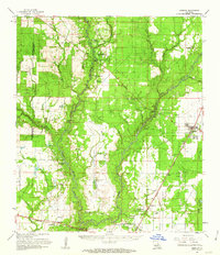 Oberlin 1961 topographic map thumbnail