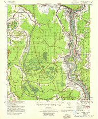 Odenburg 1955 topographic map thumbnail