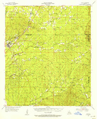 Olla 1955 topographic map thumbnail