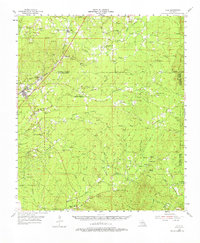 Olla 1955 topographic map thumbnail