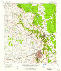 Opelousas 1957 topographic map thumbnail