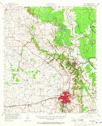 Opelousas 1957 topographic map thumbnail