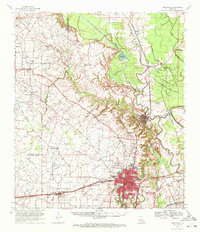 Opelousas 1970 topographic map thumbnail