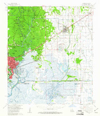 Orange 1960 topographic map thumbnail