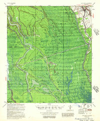 Osca Bayou 1955 topographic map thumbnail