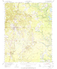 Plain Dealing 1955 topographic map thumbnail