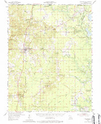 Plain Dealing 1955 topographic map thumbnail