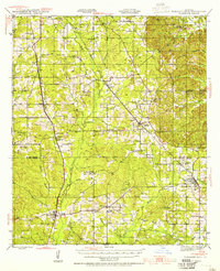 Pleasant Hill 1943 topographic map thumbnail