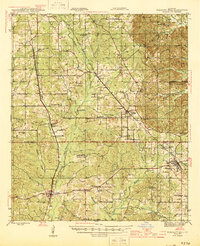 Pleasant Hill 1944 topographic map thumbnail