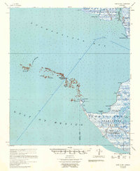 Point Au Fer 1957 topographic map thumbnail