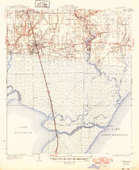 Ponchatoula 1935 topographic map thumbnail