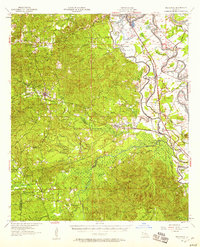 Provencal 1957 topographic map thumbnail