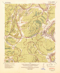 Red Gum topographic map thumbnail