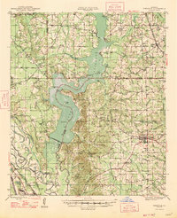 Ringgold 1947 topographic map thumbnail