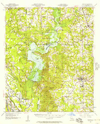 Ringgold 1956 topographic map thumbnail