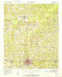 Ruston topographic map thumbnail