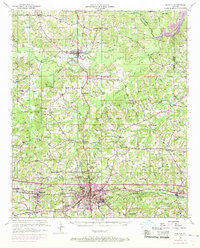 Ruston 1950 topographic map thumbnail