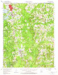 Sarepta topographic map thumbnail