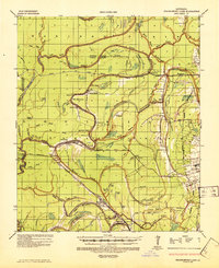 Shackleford Lake 1935 topographic map thumbnail