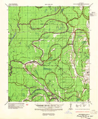 Shackleford Lake 1935 topographic map thumbnail