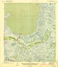 Shell Beach 1941 topographic map thumbnail