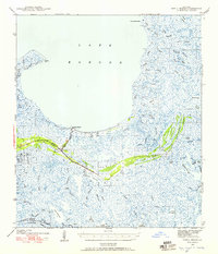 Shell Beach 1939 topographic map thumbnail