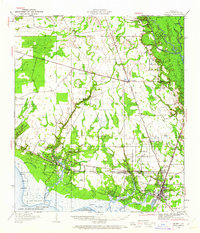 Slidell 1950 topographic map thumbnail