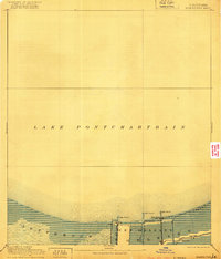 Spanish Fort 1891 topographic map thumbnail