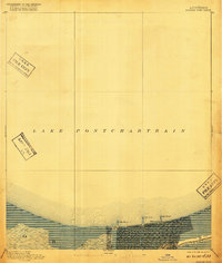 Spanish Fort 1891 topographic map thumbnail