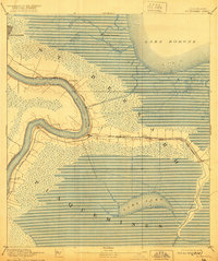 St. Bernard 1892 topographic map thumbnail