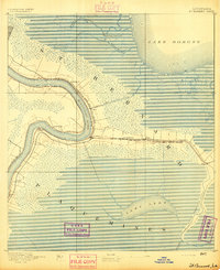 St. Bernard 1892 topographic map thumbnail