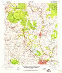 St. Martinville 1957 topographic map thumbnail