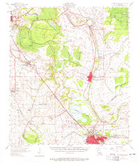 St. Martinville 1957 topographic map thumbnail