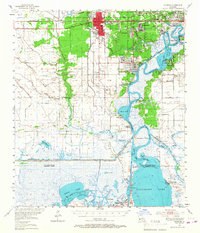 Sulphur 1955 topographic map thumbnail