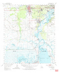 Sulphur 1955 topographic map thumbnail