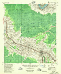 Thibodaux 1955 topographic map thumbnail