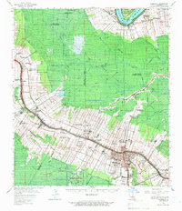 Thibodaux 1962 topographic map thumbnail