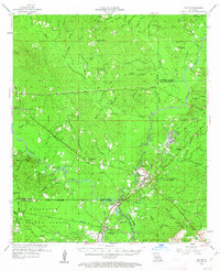 Tullos 1954 topographic map thumbnail