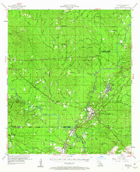Tullos 1954 topographic map thumbnail