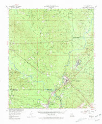 Tullos 1954 topographic map thumbnail
