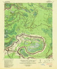 Voorhies topographic map thumbnail