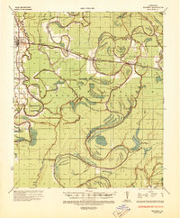 Waverly 1935 topographic map thumbnail