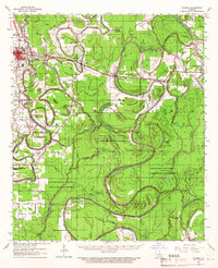 Waverly 1961 topographic map thumbnail